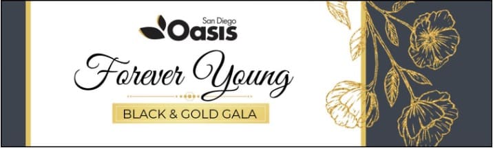 San Diego Oasis Forever Young Black & Gold Gala