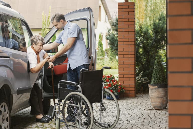 Home care assistance helps seniors get to appointments safely.